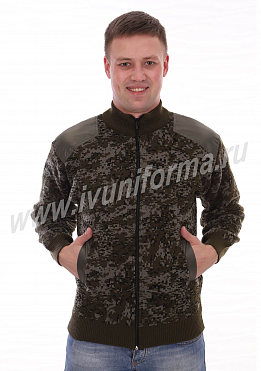 Свитер мужской на молнии арт. ТР-13-05-ПРЖ