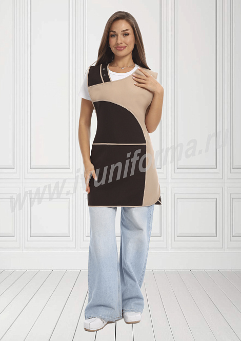 Фартук женский арт. УН-04-316-ГАБ